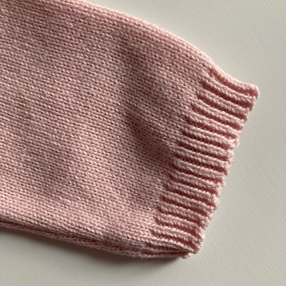 Mayoral baby pink knit pants, size 0-1 months - Picture 2 of 5